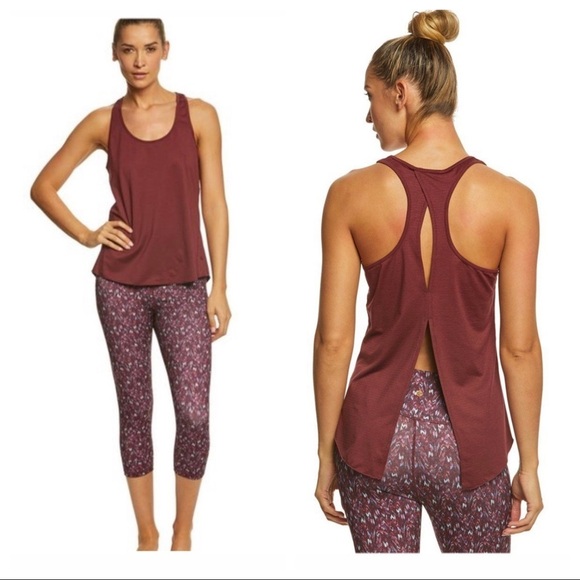 Manduka Breeze Open Tie Back Yoga Tank Top - Picture 1 of 8